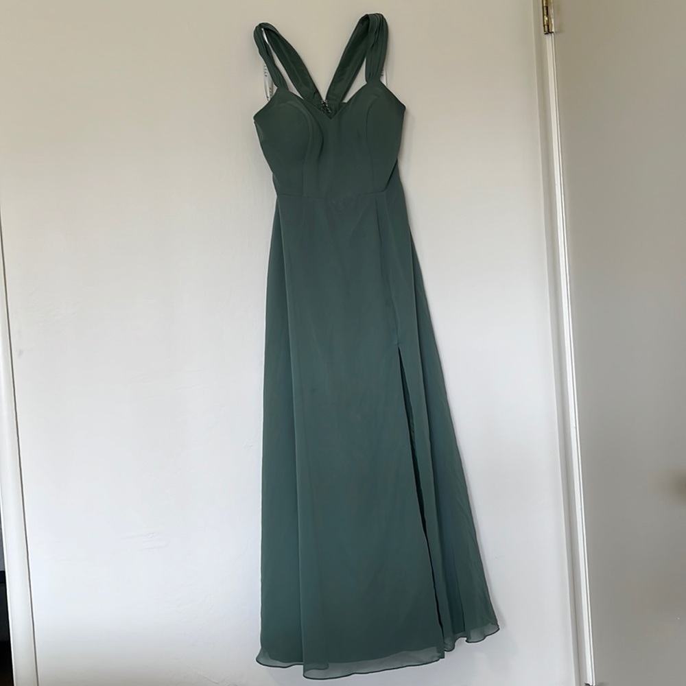 Eucalyptus Green Bridesmaids dress